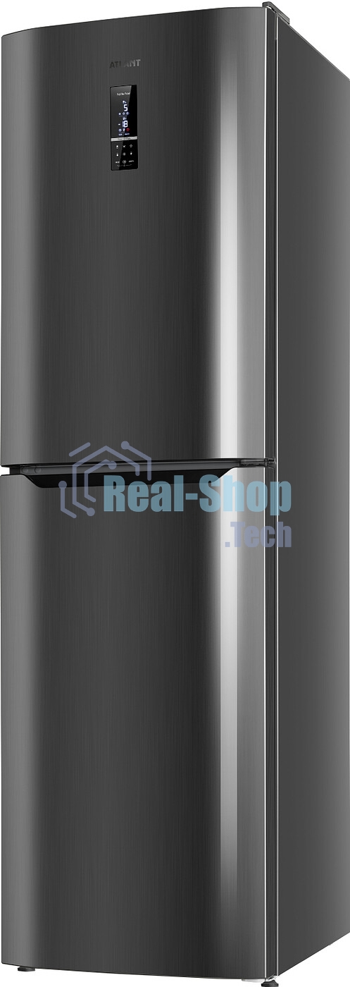 Холодильник Atlant ХМ-4623-159-ND черный металлик двухкамерный 187/125л морозилка снизу