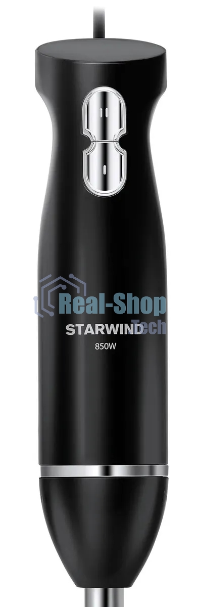 Блендер погружной Starwind SBP2200 850 Вт, черный/серебристый