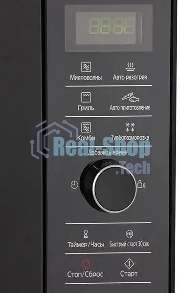 Микроволновая печь Panasonic NN-GD38HSZPE черный, 23 л, 1000 Вт, переключатели - сенсор, поворотный механизм