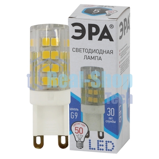 Лампа светодиодная ЭРА Б0027864 STD LED JCD-5W-CER-840-G9