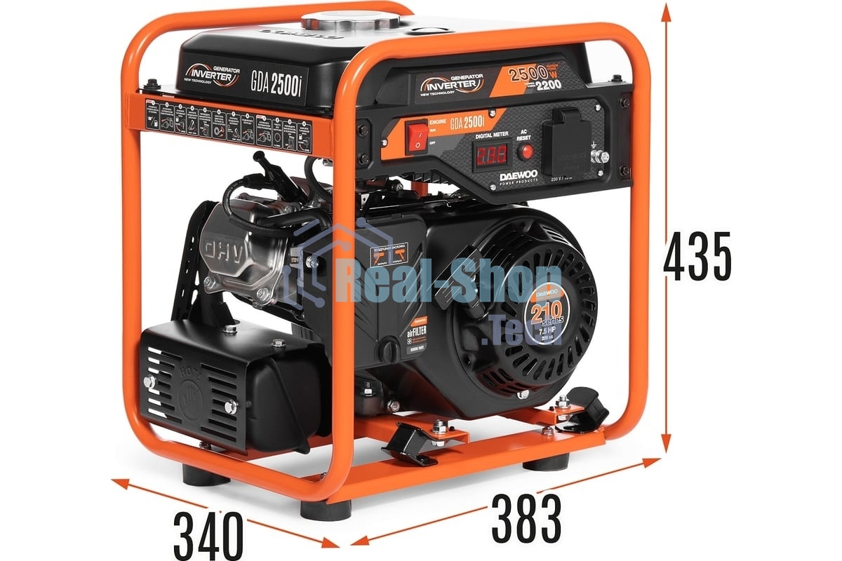 Генератор Daewoo GDA 2500i 2.5кВт