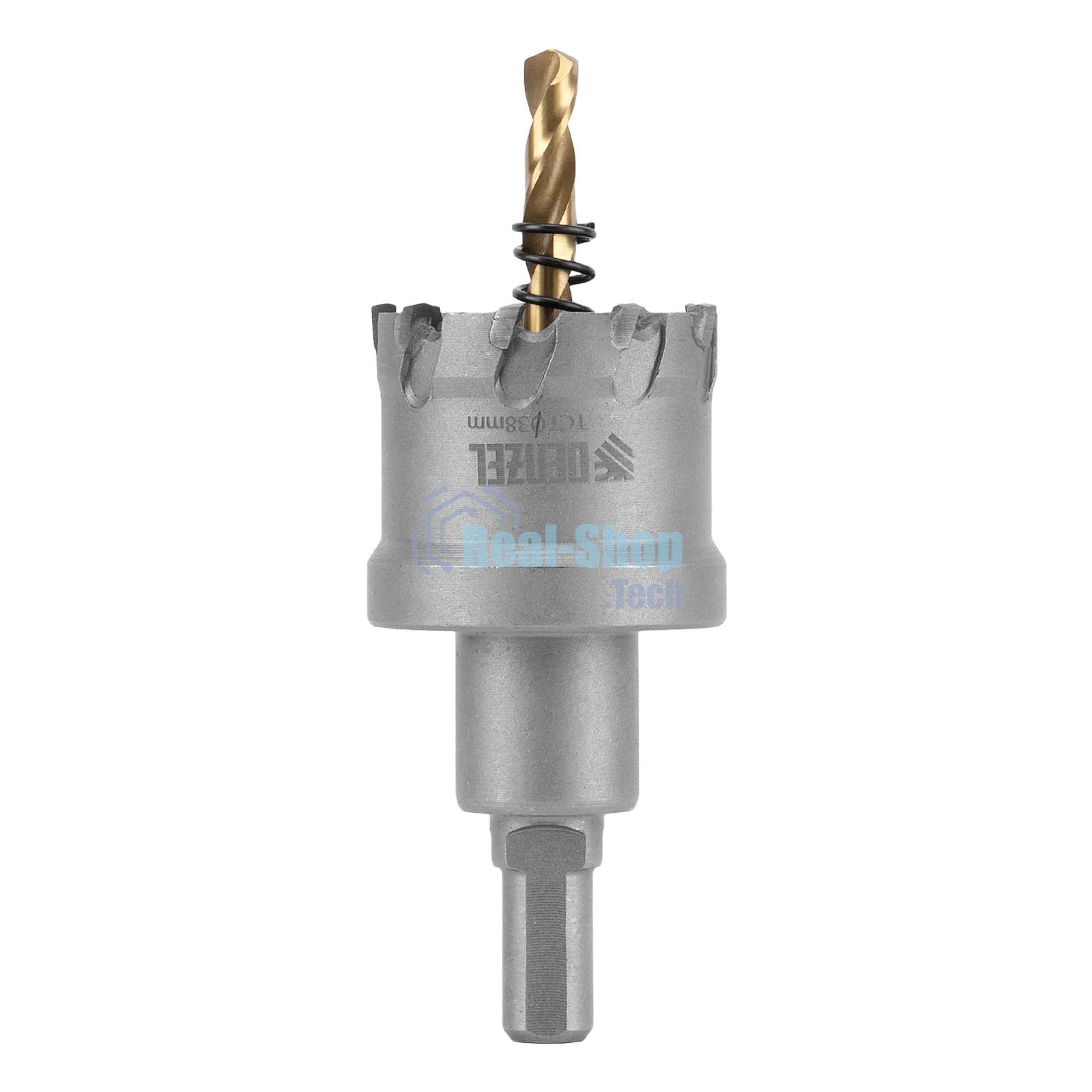 Коронка по металлу Denzel 724012 твердосплавная, 38 мм