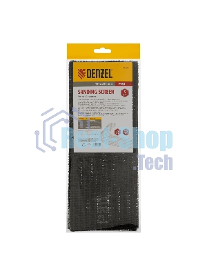 Сетка абразивная Denzel P 80, 115 х 280 мм, 5 шт.