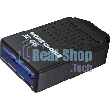 Флешка USB More Choice MF32-2 black (4610196404917), 32Gb, USB 2.0, R/W 50/20, черный