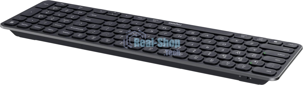 Клавиатура Rapoo E9310M беспроводная, Bluetooth, радиоканал, серый