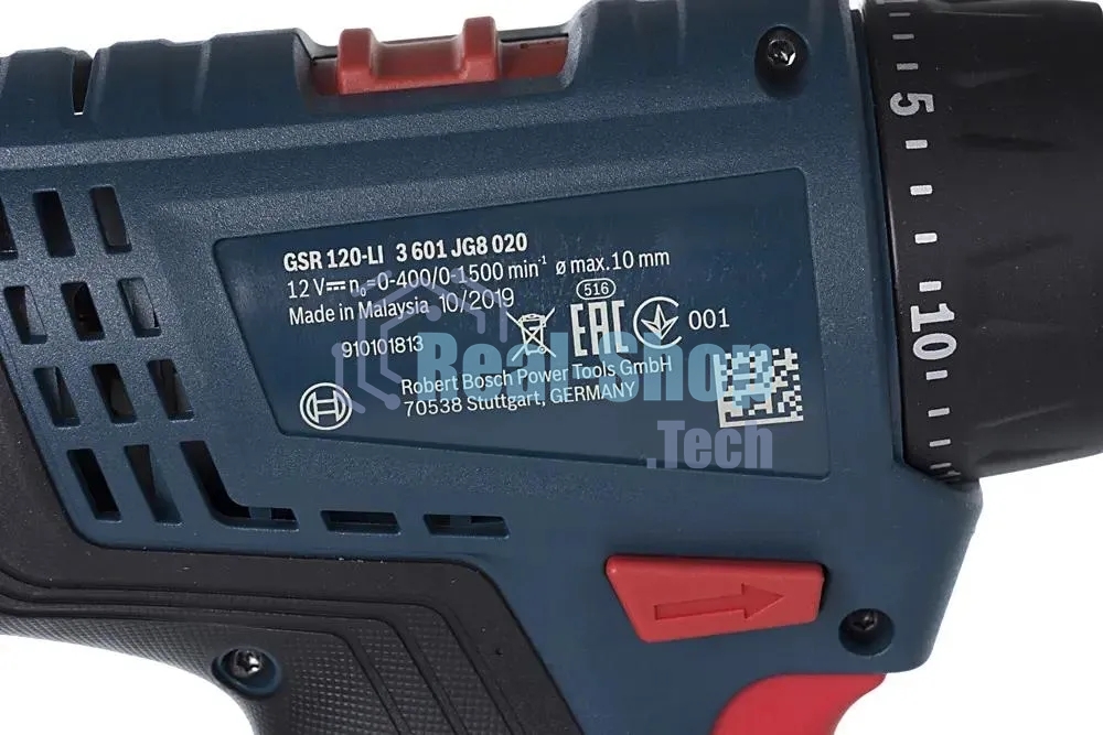 Дрель-шуруповерт Bosch GSR 120-LI C, Аккумуляторная, 12В, 2 АКБ, Кейс