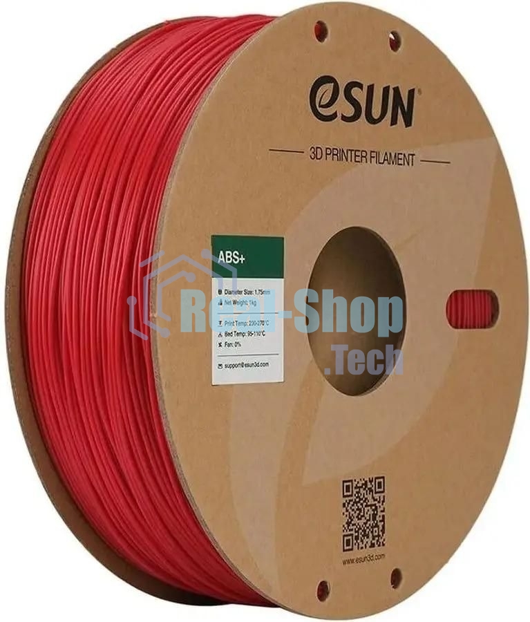 Пластик для принтера 3D Esun ABS+175R1 ABS d1.75мм 1кг 1цв. красный