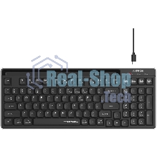 Клавиатура беспроводная A4Tech Fstyler FBX70C, USB, Bluetooth/Радиоканал, черный