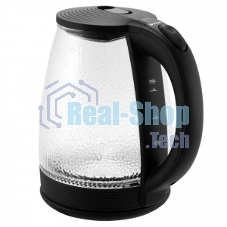 Чайник электрический Vitek VT-7003 1.7 л, 2200 Вт, стекло, черный
