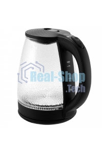 Чайник электрический Vitek VT-7003 1.7 л, 2200 Вт, стекло, черный