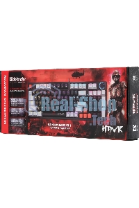 Клавиатура проводная Defender Hawk GK-418, USB, черный/белый