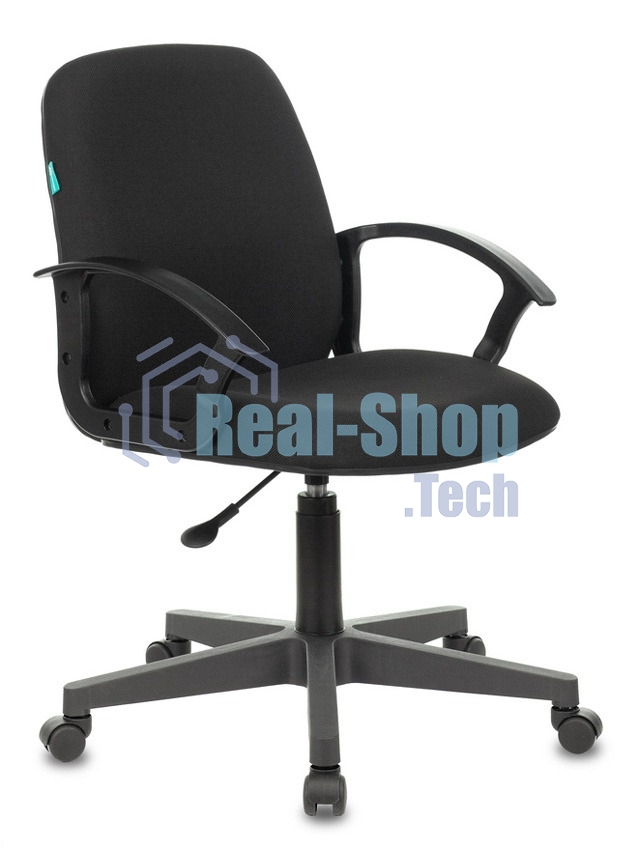 Кресло компьютерное Бюрократ CH-808-LOW/#B 3С11 черный, низкая спинка, сиденье на пиастре