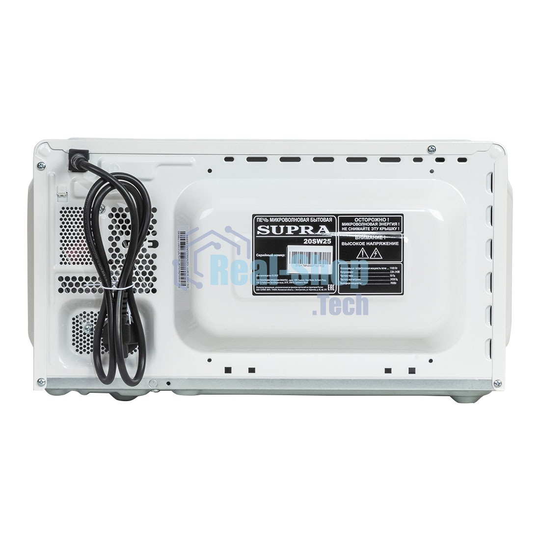 Микроволновая печь SUPRA 20SW25 белый, 20 л, 700 Вт, переключатели - сенсор