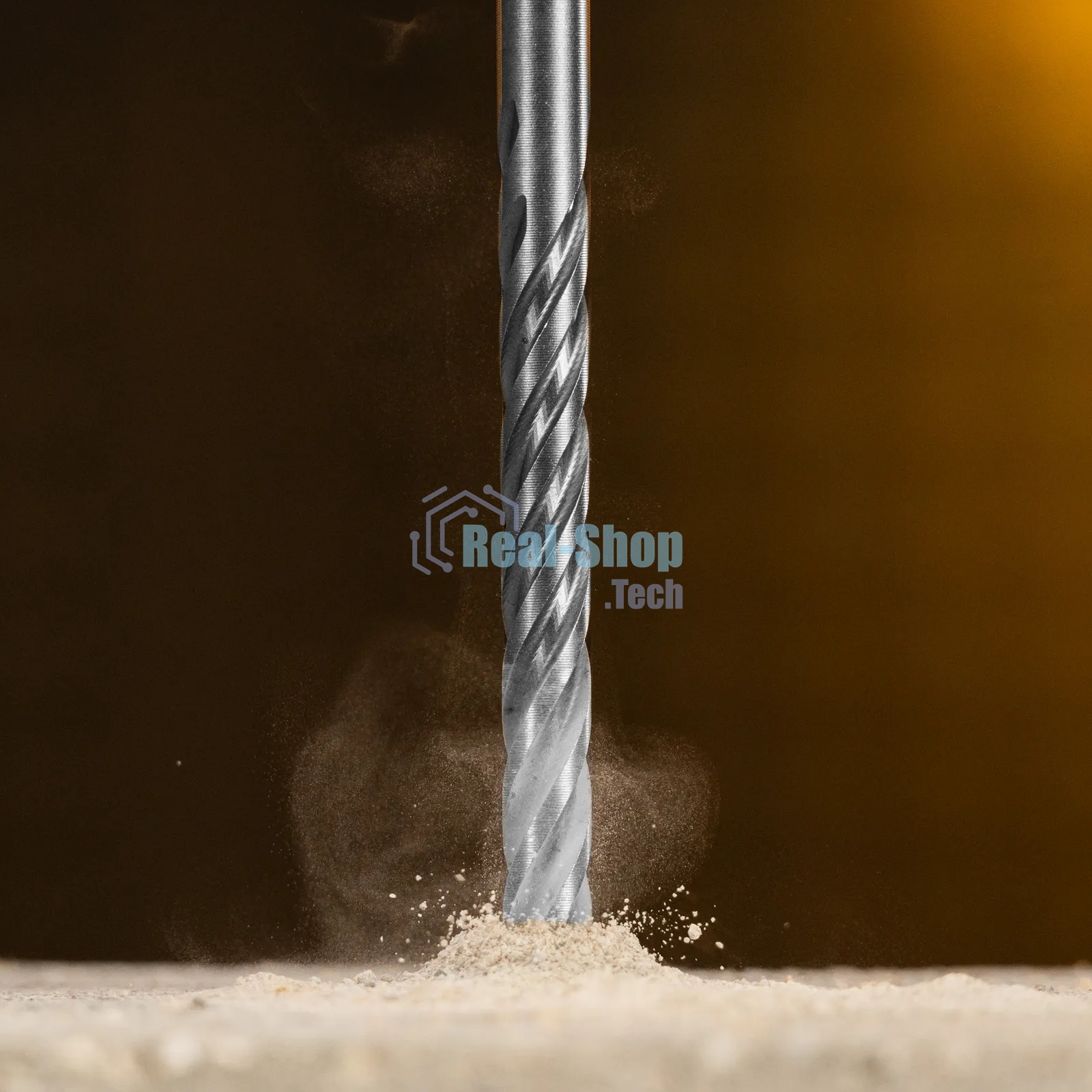 Бур по бетону Denzel цельная крестовая пластина, 8x165 мм, SDS PLUS