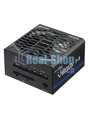 Блок питания Chieftec Vega M PPG-850-C (ATX 3.1, 850W, 80 PLUS GOLD, Active PFC, 135мм fan, Gen5 PCIe, Full Cable Management) Retail