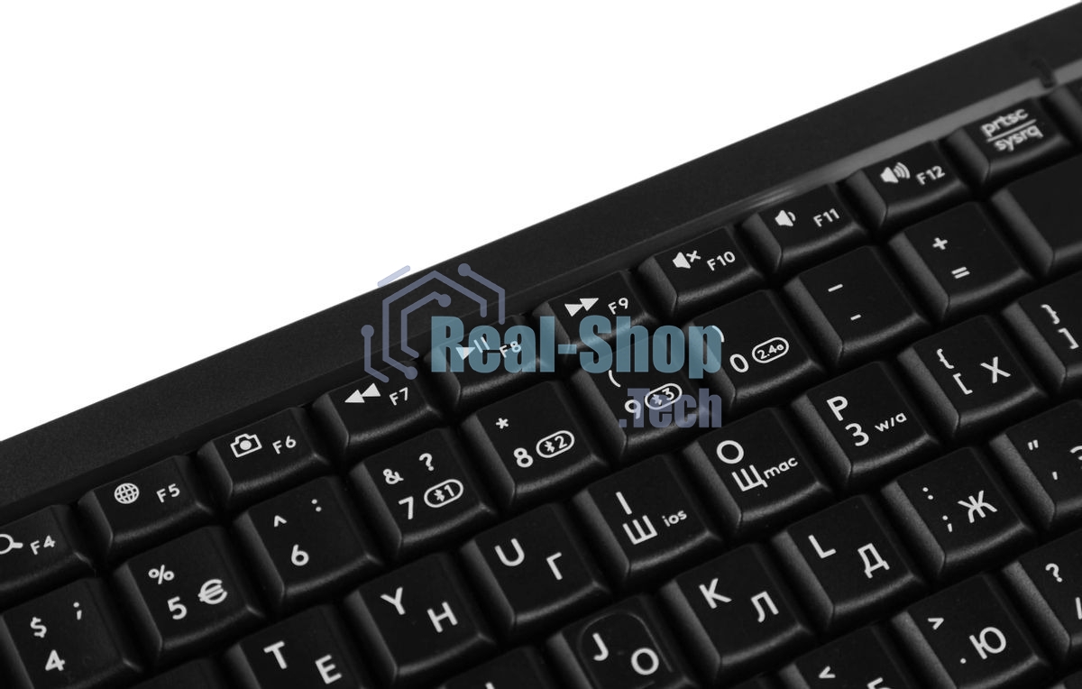 Клавиатура беспроводная A4Tech Fstyler FBK11, USB, Bluetooth/Радиоканал, черный/серый