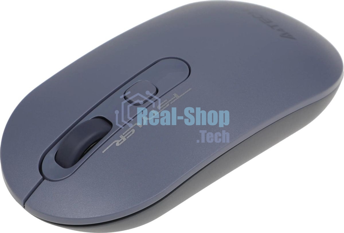 Мышь беспроводная A4Tech Fstyler FG20 пепельный/синий, 2000 dpi, радиоканал, USB, кнопки - 4