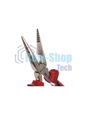 Длинногубцы Matrix NICKEL 17166 180 мм, прямые никелированные, двухкомпонентные рукоятки