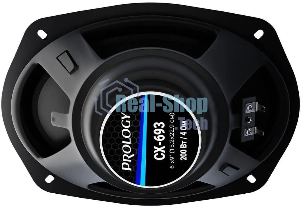 Колонки автомобильные Prology CX-693 200Вт 90дБ 4Ом 15x23см (6x9дюйм) (ком.:2кол.) коаксиальные трехполосные