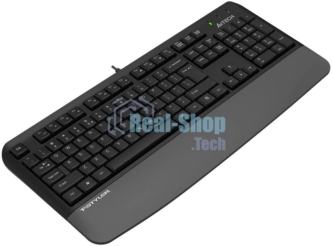 Клавиатура A4Tech Fstyler FK20 проводная, USB Type-A, серый
