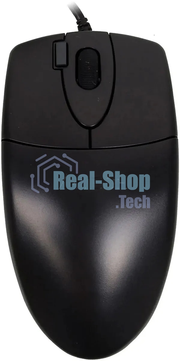 Мышь проводная A4Tech OP-620DS черный, 1000 dpi, USB, кнопки - 4