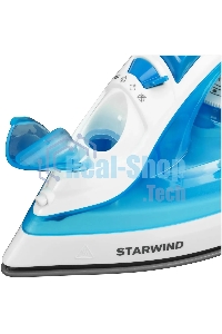 Утюг Starwind SIR2045 1800Вт голубой/белый