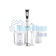 Блендер погружной Blackton Bt HB401S белый-черный, блендер+миксер+измельчитель Мощность:800 Вт