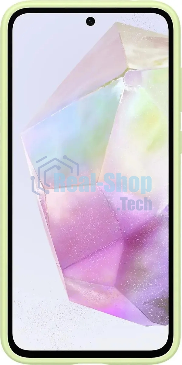 Чехол (клип-кейс) Samsung для Samsung Galaxy A35 Card Slot Case A35 лайм (EF-OA356TMEGRU)