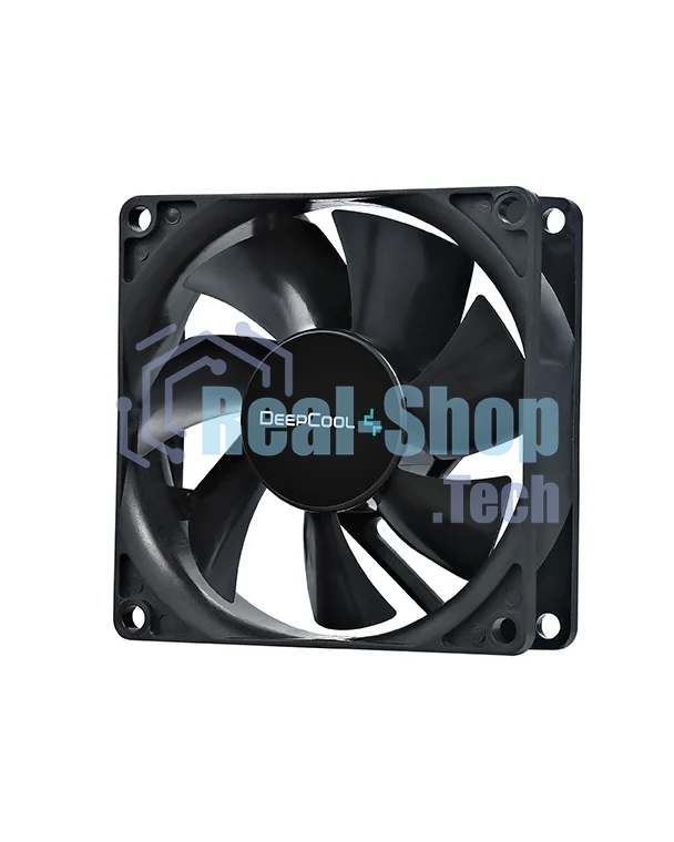 Вентилятор для корпуса DEEPCOOL XFAN 80 черный, 80 мм, 1800 об/мин, 20.3 дБ, 4 pin