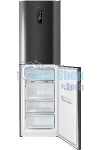 Холодильник Atlant ХМ-4623-159-ND черный металлик двухкамерный 187/125л морозилка снизу