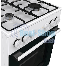 Плита комбинированная Gorenje GK5A21WH белый, конфорок 4 газовых, духовка 68 л, 50 см x 85 см x 59.4 см