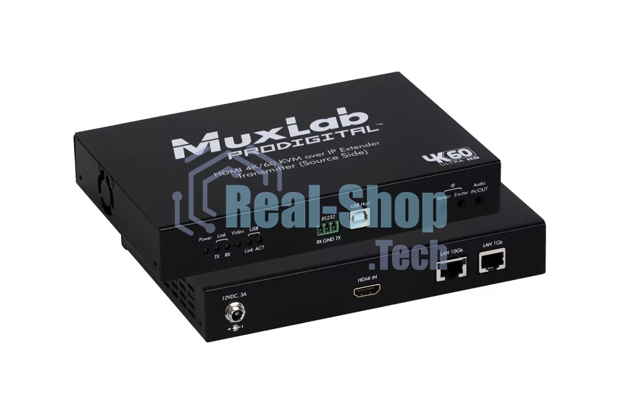 Передатчик HDMI KVM OVER IP MuxLab 500760-TX-KVM поддержка 4К60 (SDVoE)