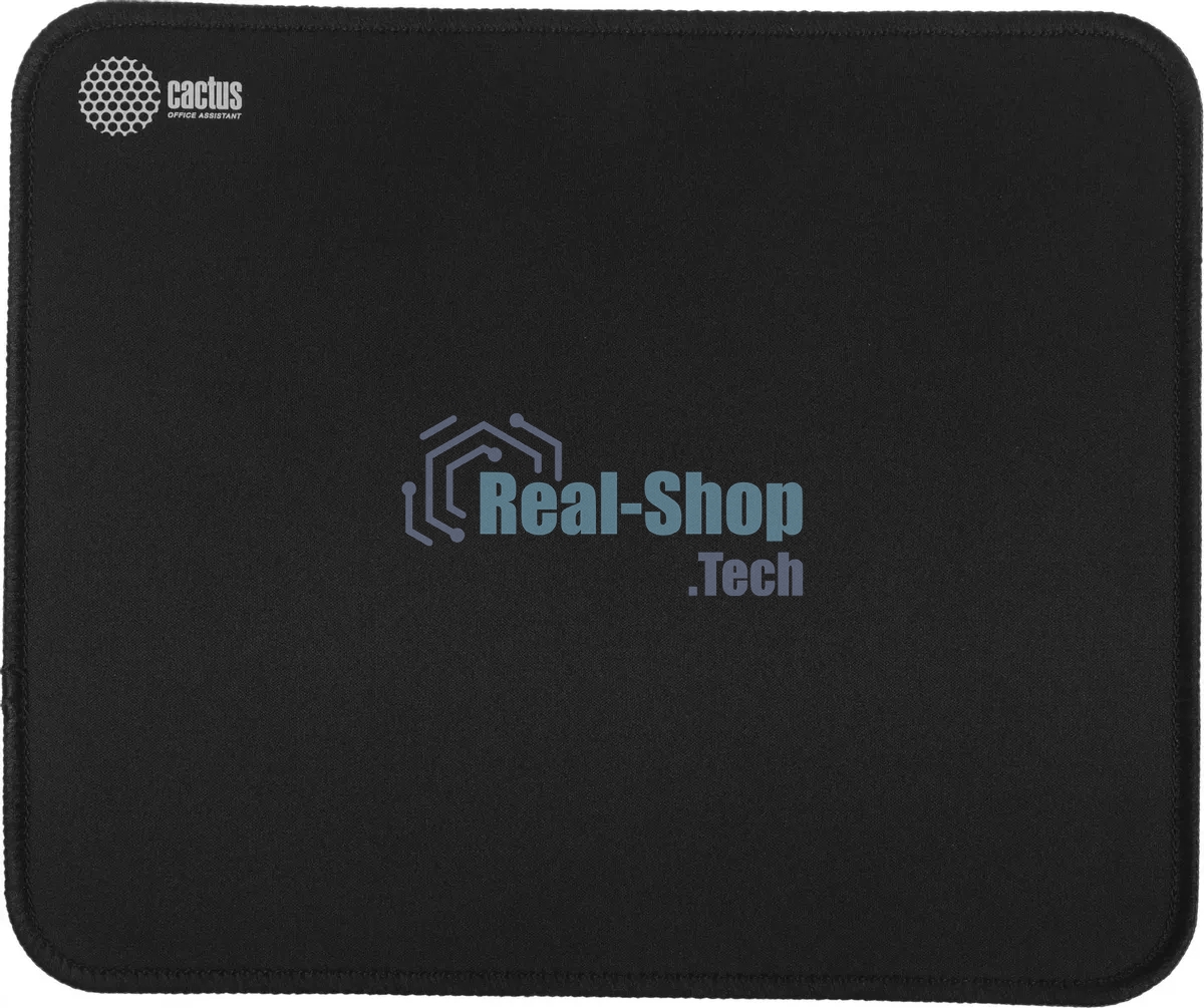 Коврик для мыши Cactus черный 300x250x3мм (CS-MPC-D01M)