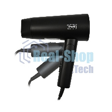 Фен для волос Puff 1301Bl, черный, 1,3 кВт