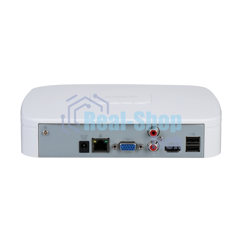 Видеорегистратор Dahua DHI-NVR2104-I2 4-канальный IP-видеорегистратор 4K и H.265+, ИИ