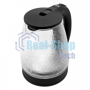 Чайник электрический Vitek VT-7003 1.7 л, 2200 Вт, стекло, черный