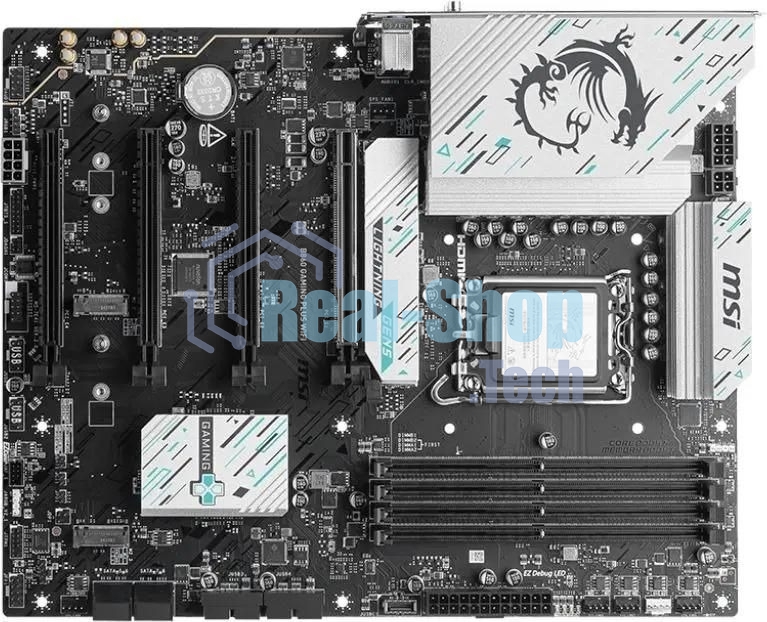 Материнская плата MSI B860 GAMING PLUS WIFI, LGA 1851, Intel B860, 4xDDR5, 4xSATA, 3xM.2, 1xPCIe 4.0 x4, 1xPCIe 5.0 x16, 1xDP, 1xHDMI, 1xUSB-C, 1x 5Gb LAN, 4xUSB-A 2.0, 2xUSB-A 3.2 Gen 1, 2xUSB 3.2 Gen 2, 7.1, 3x3.5 мм, ATX