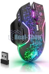 Мышь беспроводная Defender Oneshot GM-067 черный, 3200 dpi, радиоканал, USB, кнопки - 7