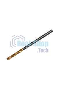 Сверло по металлу Denzel 2 мм, HSS-Tin, Golden Tip, 10 шт.