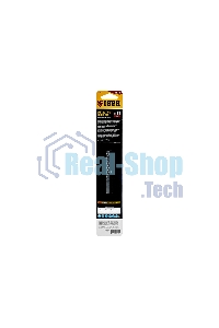 Сверло спиральное по металлу Denzel 11 х 195 мм, Р6М5, Golden Tip, удлиненное