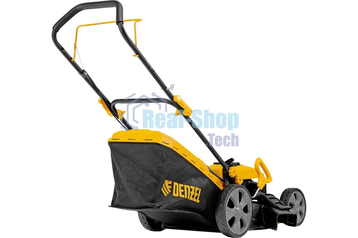 Газонокосилка бензиновая Denzel GLD-460-K, 150 см3, 46 см, 50 л