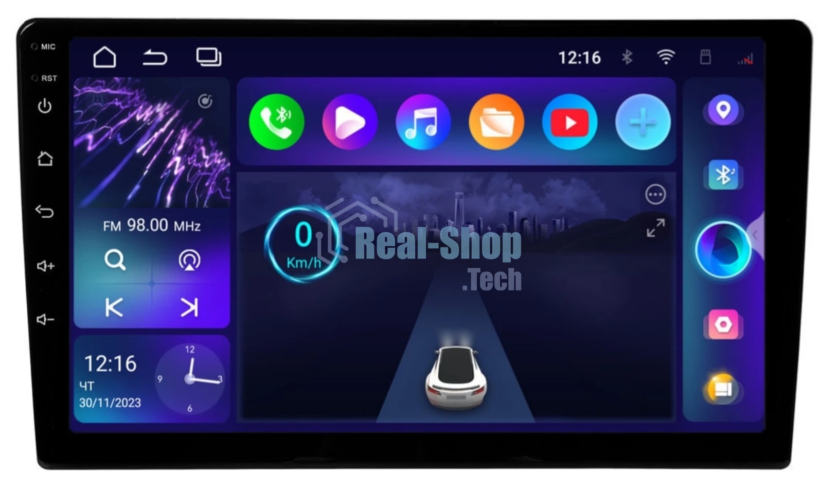 Автомагнитола INCAR ARN-7710-4, 2 DIN, 10