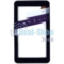 Сенсорное стекло (тачскрин) для Irbis TZ44 TZ45, черное с рамкой