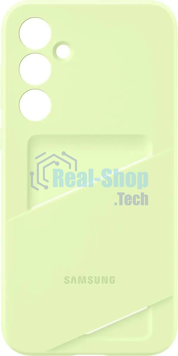 Чехол (клип-кейс) Samsung для Samsung Galaxy A35 Card Slot Case A35 лайм (EF-OA356TMEGRU)
