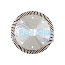 Диск алмазный Gross 73029 ф125x22,2 мм, турбо с лазерной перфорацией, сухое резание