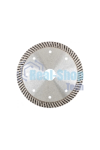 Диск алмазный Gross 73029 ф125x22,2 мм, турбо с лазерной перфорацией, сухое резание