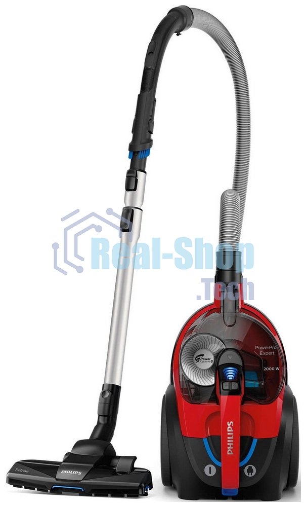 Пылесос Philips FC9728/01 красный/черный, 420/2000 Вт, уборка сухая, пылесборник контейнер, 2 л