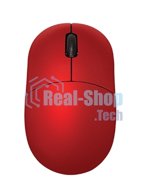 Мышь проводная Qumo Simple Office M92 красный, 1000 dpi, USB, кнопки - 3