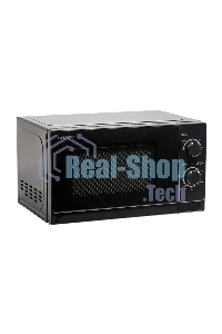 Микроволновая печь Sharp R-2000RK черный, 20 л, 800 Вт, переключатели - поворотный механизм