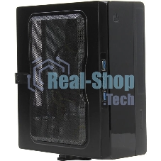 Компьютерный корпус Powerman EQ101BK slim ATX 200W Black 6117857 (8см Fan, 2* USB 3.0, Audio, PM-200ATX-PRO APFC)